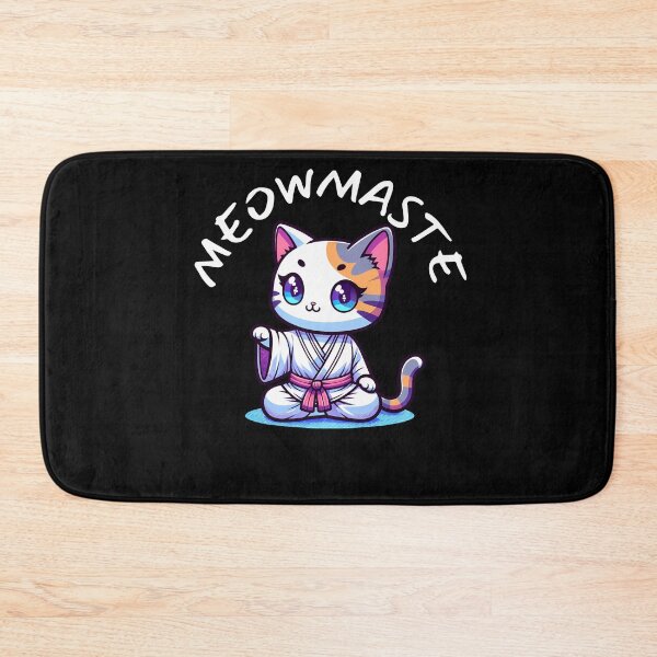 Item preview, Cat Funny Namaste designed and sold by DivineMovement.