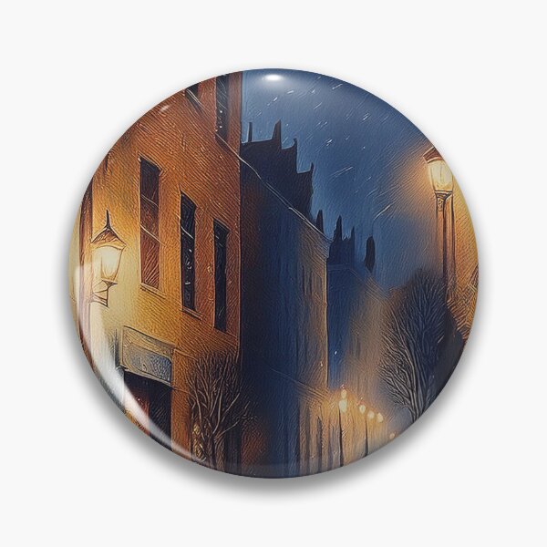 Item preview, Stadt bei Nacht. Erster Schnee designed and sold by andreisky.