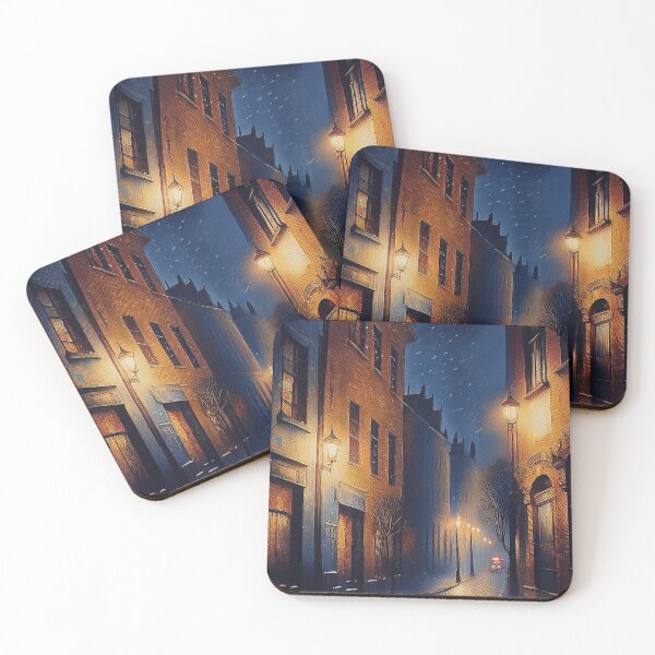 Item preview, Stadt bei Nacht. Erster Schnee designed and sold by andreisky.