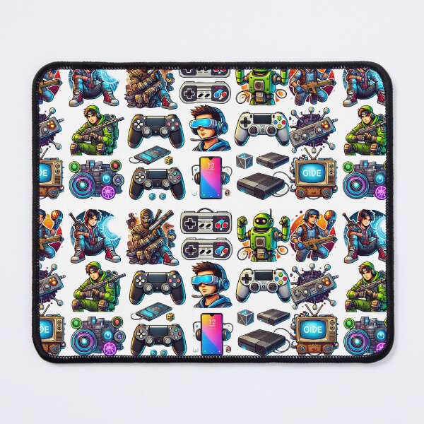 Item preview, Video Game Pattern designed and sold by PrintsThatStick.