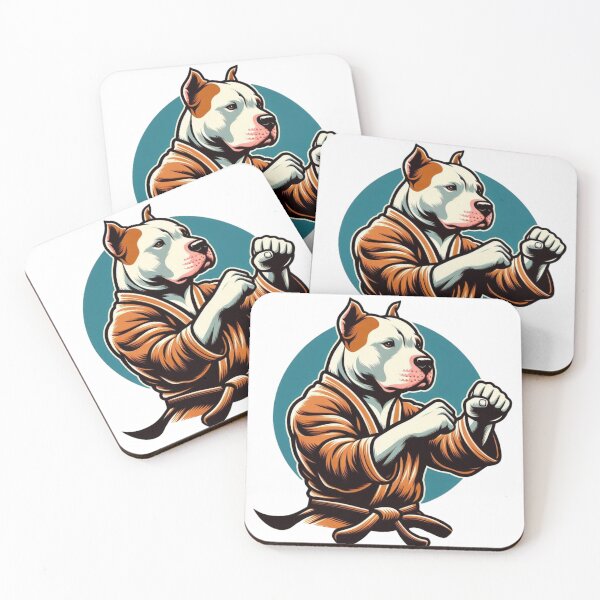 Item preview, Martial Arts Training Pit Bull Dog designed and sold by silklotus.