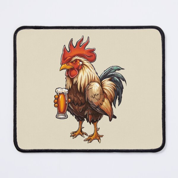 Item preview, Beer Drinking Rooster designed and sold by VelvetRoom.