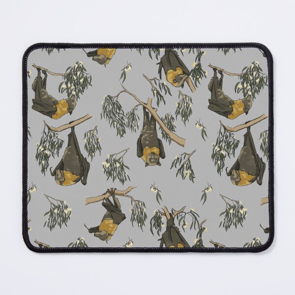 Item preview, Foraging flying-foxes - Grey-headed flying-fox pattern - GREY designed and sold by KarlyFMixedArts.