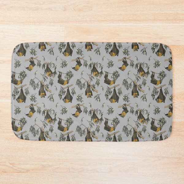 Item preview, Foraging flying-foxes - Grey-headed flying-fox pattern - GREY designed and sold by KarlyFMixedArts.