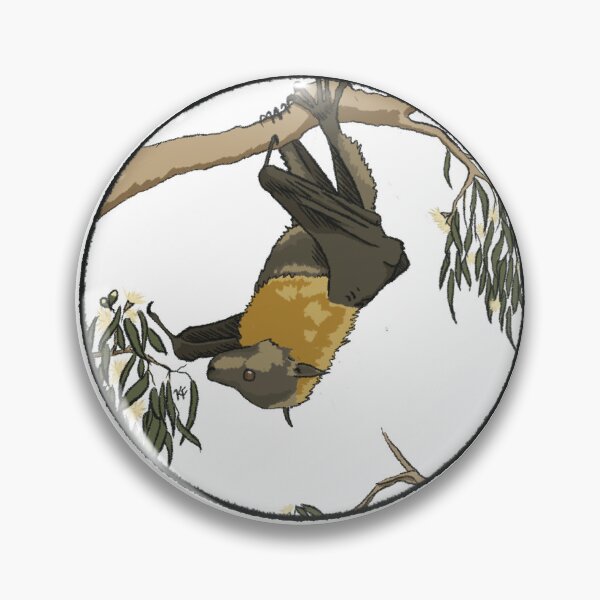 Item preview, Flying-fox foraging; Grey-headed flying fox #5 designed and sold by KarlyFMixedArts.