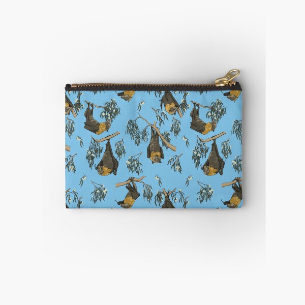 Item preview, Foraging flying-foxes - Grey-headed flying-fox pattern - SKY BLUE designed and sold by KarlyFMixedArts.