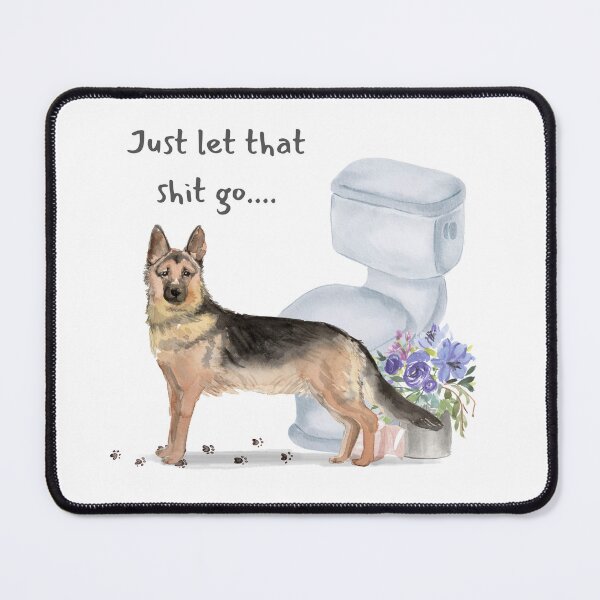 Item preview, German Shepherd Dog Toilet Art designed and sold by beastieboutique.