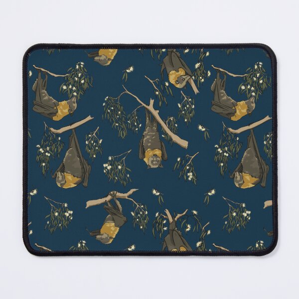 Item preview, Foraging flying-foxes - Grey-headed flying-fox pattern - NAVY designed and sold by KarlyFMixedArts.