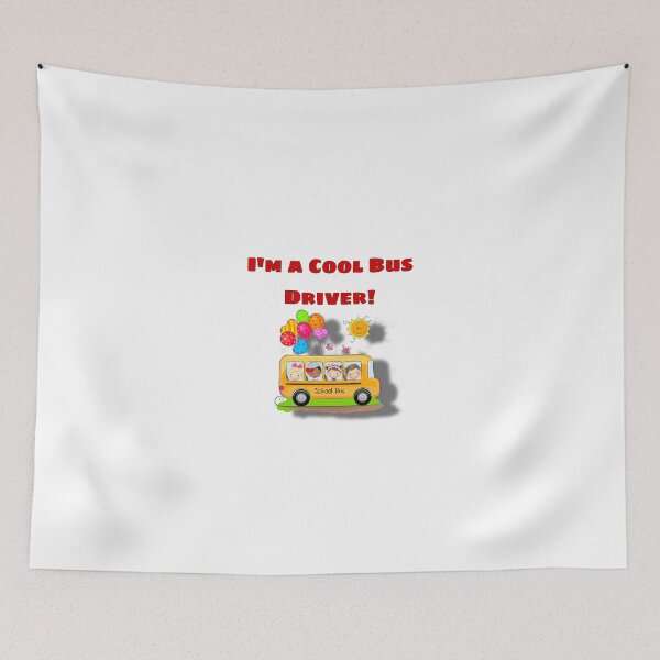 Item preview, I’m A Cool Bus Driver! designed and sold by JomarysStickers.