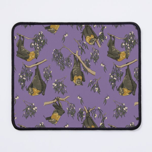Item preview, Foraging flying-foxes - Grey-headed flying-fox pattern - PURPLE designed and sold by KarlyFMixedArts.