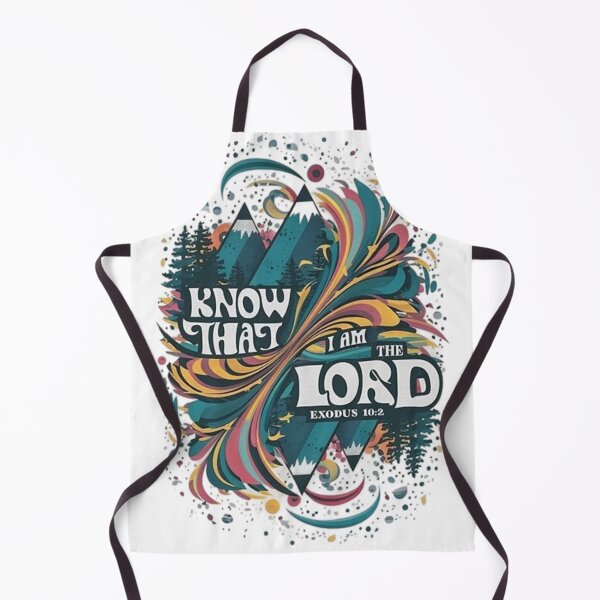 Item preview, Know That I Am The Lord, Exodus 10:2, Nature Art designed and sold by Faithloveshop.