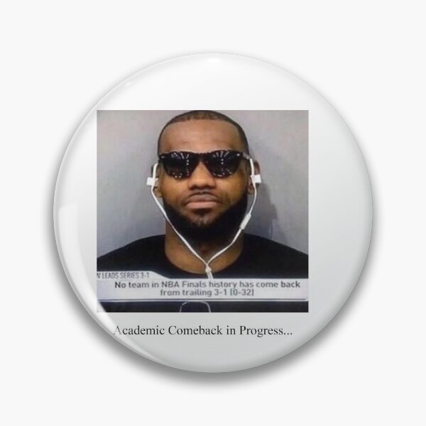 Item preview, Lebron "No Team in NBA Finals history..." academic comeback designed and sold by Landler-Customs.