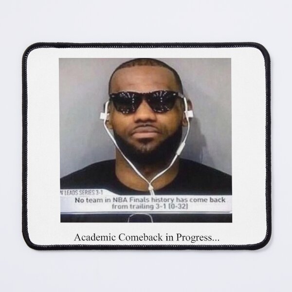 Item preview, Lebron "No Team in NBA Finals history..." academic comeback designed and sold by Landler-Customs.