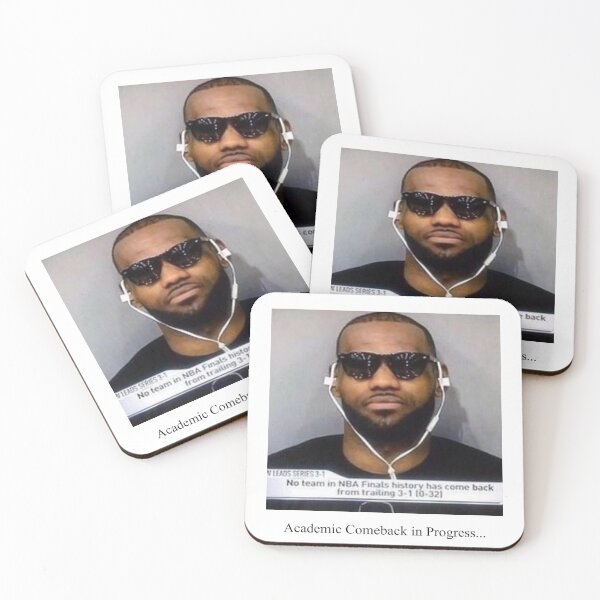 Item preview, Lebron "No Team in NBA Finals history..." academic comeback designed and sold by Landler-Customs.