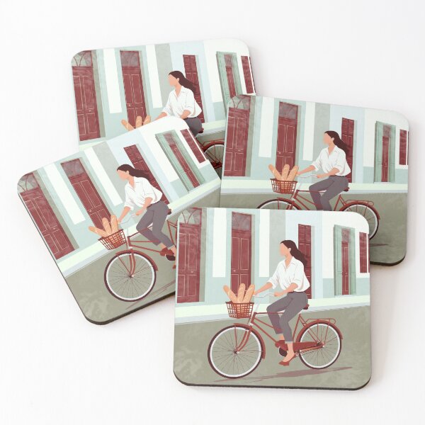 Item preview, Woman in bike designed and sold by Javier Narváez Solarte.