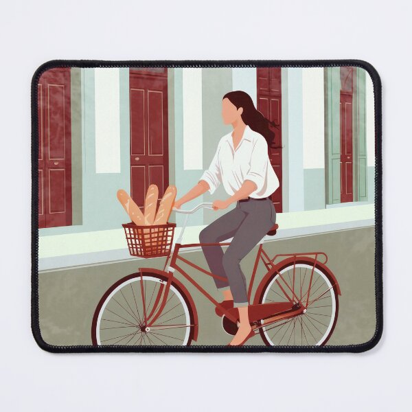 Item preview, Woman in bike designed and sold by Javier Narváez Solarte.