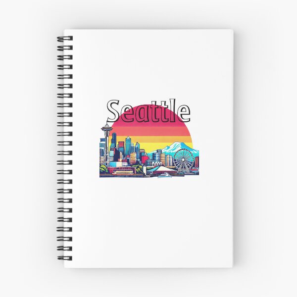 Item preview, Skyline de Seattle designed and sold by PrintsThatStick.