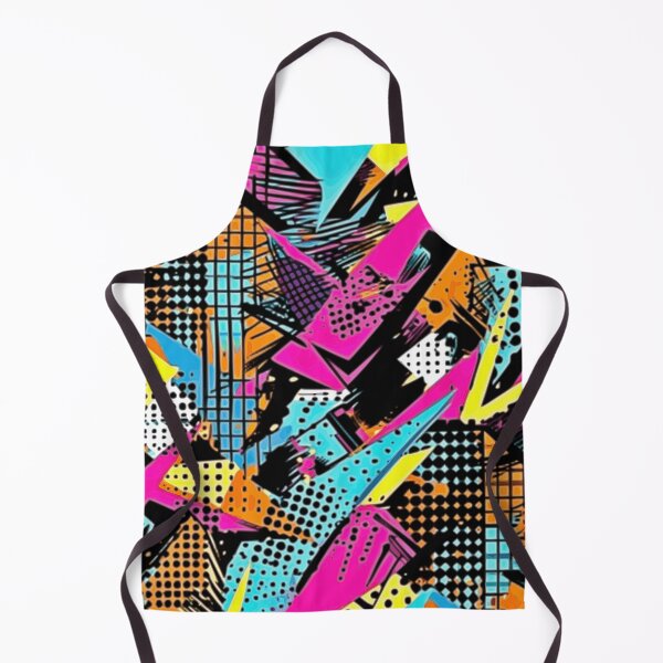 Item preview, Retro 80's Theme Neon Colors - Abstract Pattern designed and sold by HausKatz.