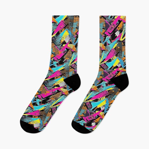 Item preview, Retro 80's Theme Neon Colors - Abstract Pattern designed and sold by HausKatz.
