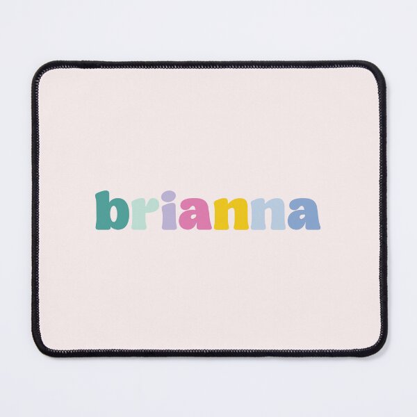 Item preview, Brianna - Custom name on colorful block font designed and sold by To the Lua.
