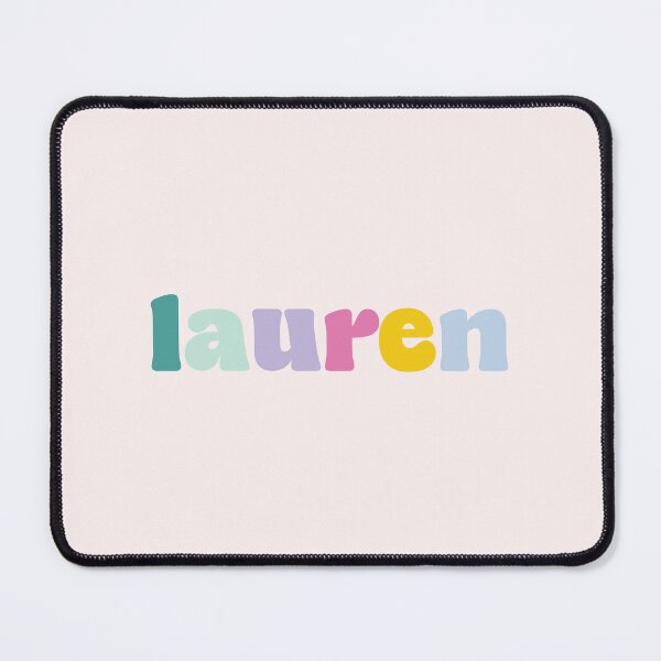 Item preview, Lauren - Custom name on colorful block font designed and sold by To the Lua.