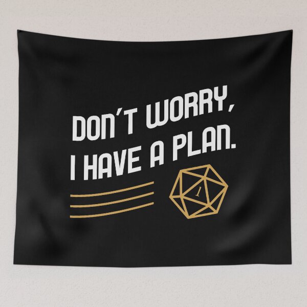 Item preview, Don't Worry I Have a Plan Tabletop RPG designed and sold by pixeptional.