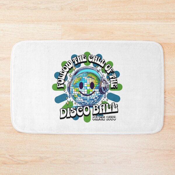 Item preview, DISCO  - Follow The Discoball Call (navy/green)  designed and sold by Discothreadz.