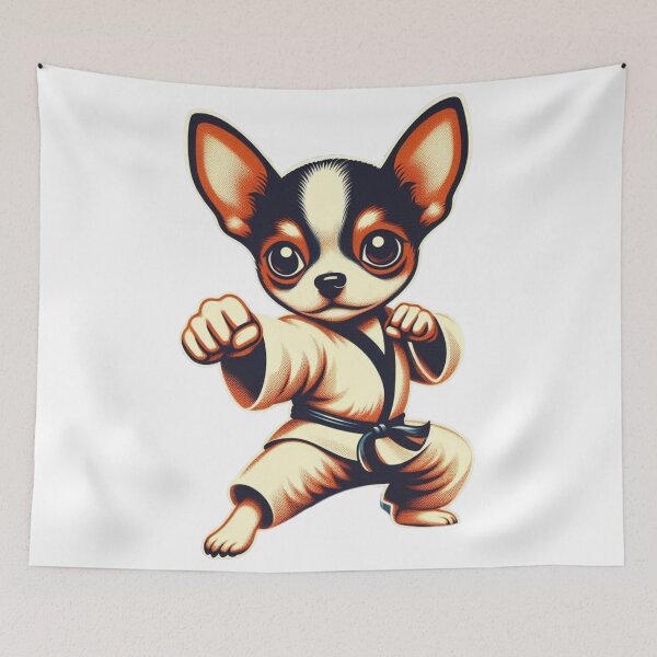 Item preview, Kung fu Tai Chi Chihuahua Dog designed and sold by silklotus.