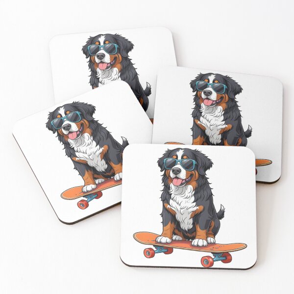 Item preview, Bernese Mountain Dog Skateboarding designed and sold by TheAnimalZ00.