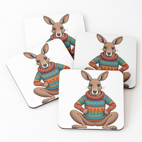 Item preview, Kangaroo Wearing a Sweater designed and sold by Travelcases.