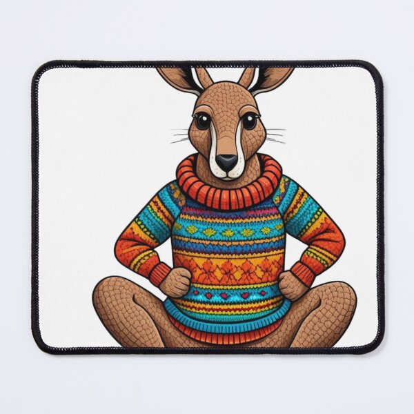Item preview, Kangaroo Wearing a Sweater designed and sold by Travelcases.