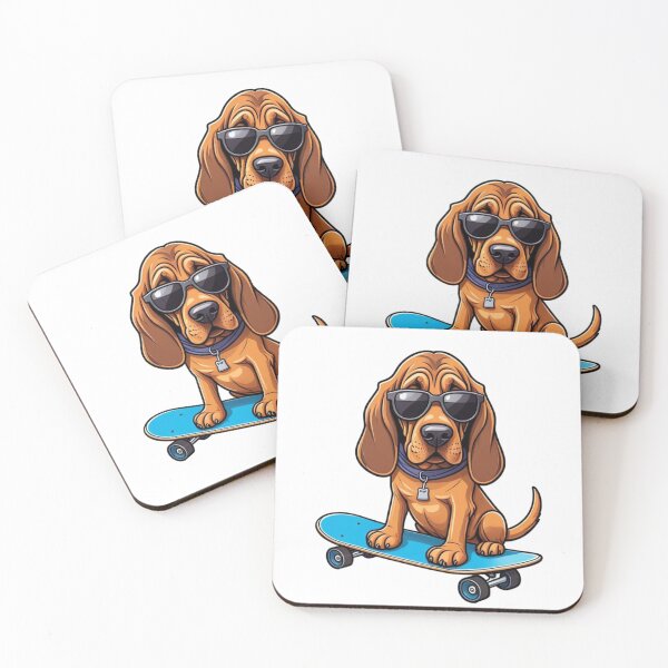 Item preview, Bloodhound Dog Skateboarding designed and sold by TheAnimalZ00.