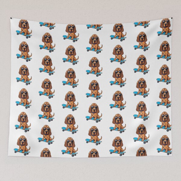 Item preview, Bloodhound Dog Skateboarding designed and sold by TheAnimalZ00.