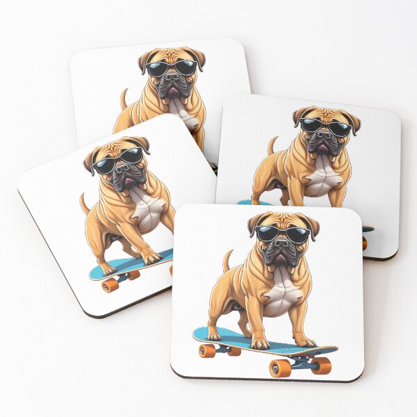 Item preview, Boerboel Dog Skateboarding designed and sold by TheAnimalZ00.