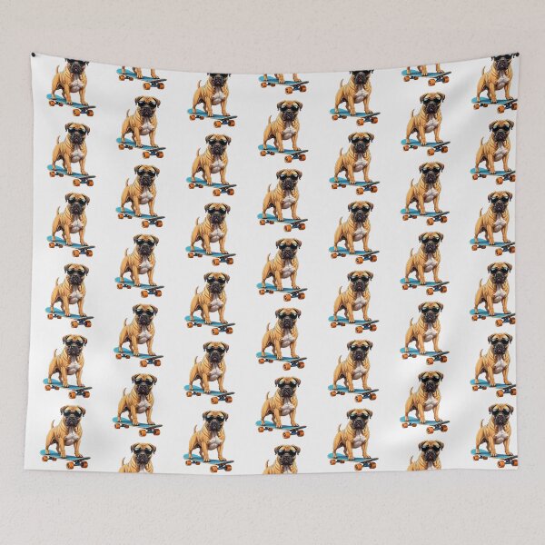 Item preview, Boerboel Dog Skateboarding designed and sold by TheAnimalZ00.