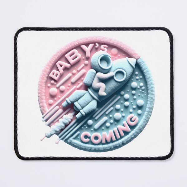 Item preview, Baby's Coming Announcement - Spacecraft Themed Baby Announcement designed and sold by StyLeHi.