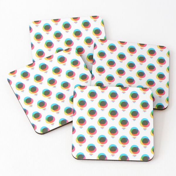 Item preview, CMYK Light Bulb Pattern designed and sold by animinimal.