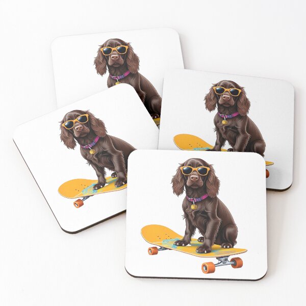 Item preview, Boykin Spaniel Dog Skateboarding designed and sold by TheAnimalZ00.