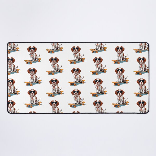 Item preview, Brittany Spaniel Dog Skateboarding designed and sold by TheAnimalZ00.