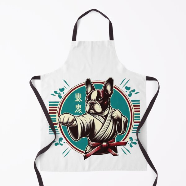 Item preview, Boson Terrier Practices Martial Arts designed and sold by silklotus.