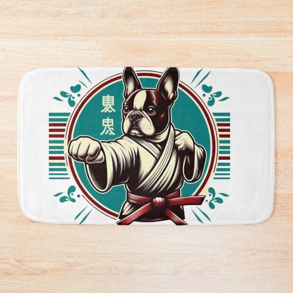 Item preview, Boson Terrier Practices Martial Arts designed and sold by silklotus.