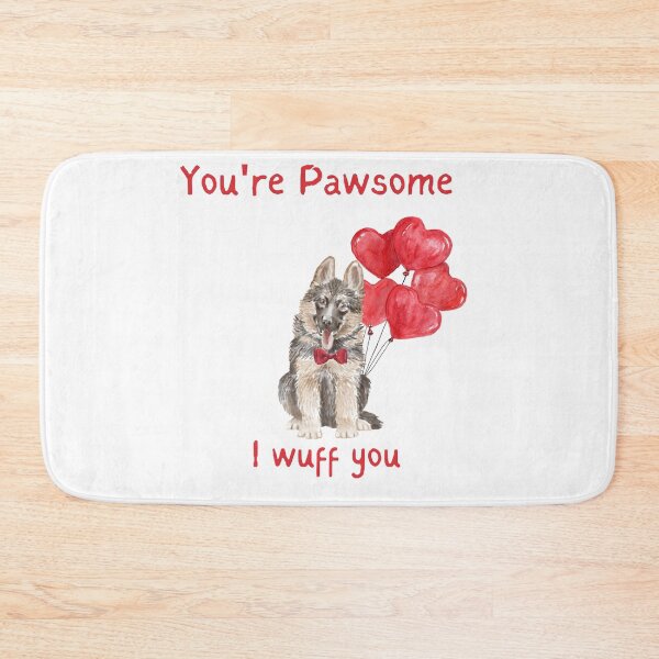 Item preview, German Shepherd Puppy Dog You're Pawsome  designed and sold by beastieboutique.