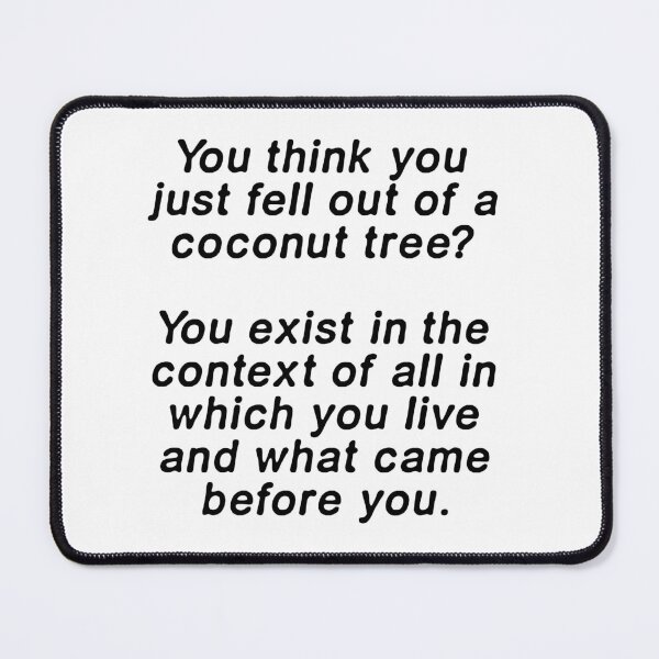 Item preview, Kamala Harris coconut quote  designed and sold by Agapeart111.