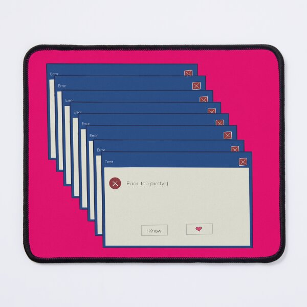 Item preview, Y2K Window Error Message Too Pretty designed and sold by WBArtwork.