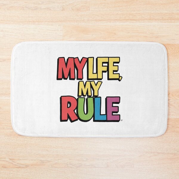 Item preview, My Life, My Rule designed and sold by nimmitrends.