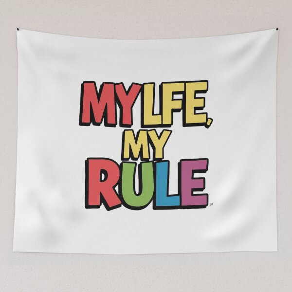 Item preview, My Life, My Rule designed and sold by nimmitrends.