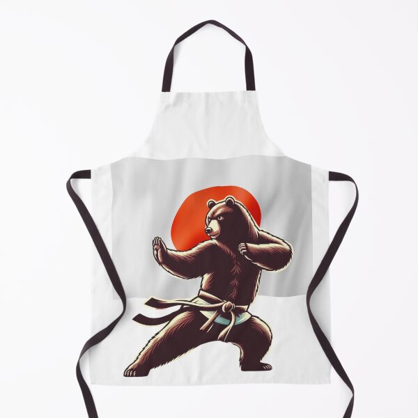 Item preview, Japanese Martial Arts Black Bear designed and sold by silklotus.