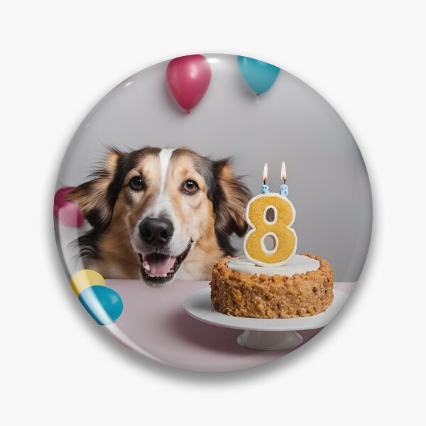 Item preview, Dog's Eight Birthday designed and sold by jonicmarko.
