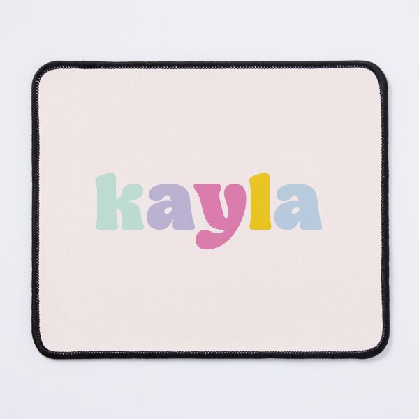 Item preview, Kayla - Custom name on colorful block font designed and sold by To the Lua.