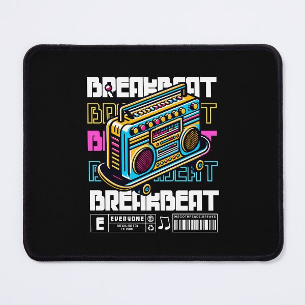 Item preview, BREAKBEAT- Breaks Skate (white)  designed and sold by Discothreadz.
